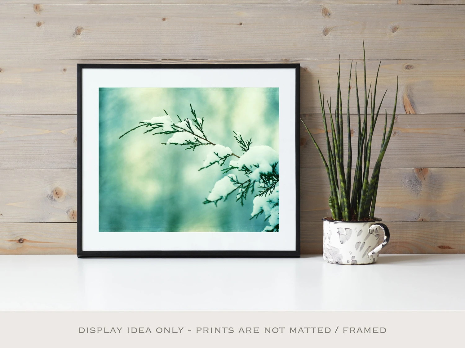 Mint Christmas Wall Art Print - Winter Photography Snow Decor Holiday Wall Decor Nature Fine Art Photograph 9 Mint Christmas Wall Art Print - Winter Photography Snow Decor Holiday Wall Decor Nature Fine Art Photograph - Image 7