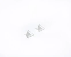 Triangle Stud Twain Earrings, Geometric Silver Post Earrings, Minimalist Jewellery, Christmas Gift Earrings -Jewellery Soldes Boutique il fullxfull.1967525984 45wr