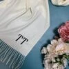 Personalized Scarf Cream Embroidered Initials Gift For Mom, Pashmina Scarf Christmas Gift, Winter Pashmina Shawl, Monogrammed Initial Scarf -Jewellery Soldes Boutique il fullxfull.2026985517 542w