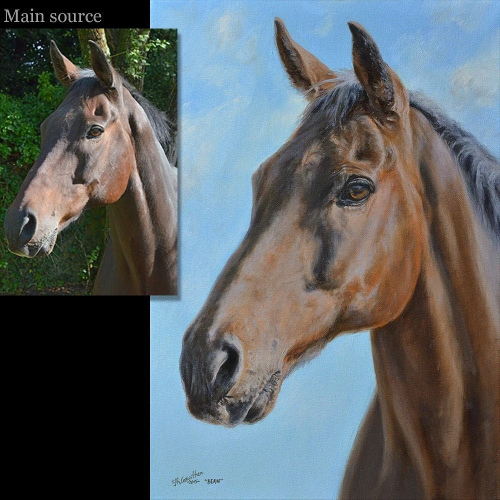 Horse Painting | Horse Portrait | Horse Gifts | Horse | Horse Art | Horse Portrait Painting | Oil Painting | Horse Memorial | Christmas 6 Horse Painting | Horse Portrait | Horse Gifts | Horse | Horse Art | Horse Portrait Painting | Oil Painting | Horse Memorial | Christmas - Image 4