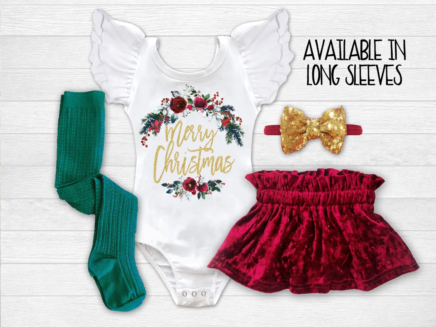 Girls Christmas Outfit Girls Toddler Christmas Dress Baby Girl Christmas Outfit Infant Christmas Dress Merry Christmas Dress Size Newborn-10 4 Girls Christmas Outfit Girls Toddler Christmas Dress Baby Girl Christmas Outfit Infant Christmas Dress Merry Christmas Dress Size Newborn-10 - Image 2