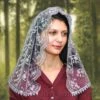 Gift For Christmas Gray Veil Religious Head Coverings Orthodox Veils Catholic Veil Orthodox Lace Wrap Catholic Accessories Mantilla Veil -Jewellery Soldes Boutique il fullxfull.2083826303 qmup