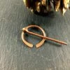 Penannular Brooch - Copper Viking Brooch, Celtic Shawl Pin Christmas Gifts For Knitters, Metal Cloak Clasp Norse Pagan Yule Gifts -Jewellery Soldes Boutique il fullxfull.2100178975 ngoe