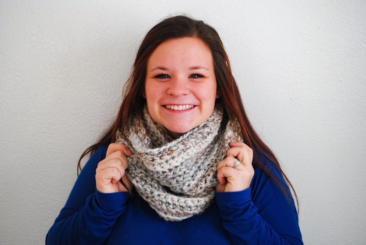 The Phoebe Scarf // Handmade Crocheted Infinity Scarf // Custom Made Winter Outdoors Wool Cute Luxury Warm Christmas Modern Birthday Gift 3 The Phoebe Scarf // Handmade Crocheted Infinity Scarf // Custom Made Winter Outdoors Wool Cute Luxury Warm Christmas Modern Birthday Gift