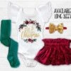 Baby Girl 1st Christmas Outfit First Christmas Dress Newborn Christmas Outfit Infant Christmas Dress 1st Christmas Dress -Jewellery Soldes Boutique il fullxfull.2125778049 6j16