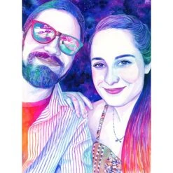 Personalized Boyfriend Christmas Gift, Custom Watercolor Couples Portrait, Husband Gift, Unique Gifts For Men, Xmas Present From Girlfriend 21 Personalized Boyfriend Christmas Gift, Custom Watercolor Couples Portrait, Husband Gift, Unique Gifts For Men, Xmas Present From Girlfriend -Jewellery Soldes Boutique il fullxfull.2147255868 nluj