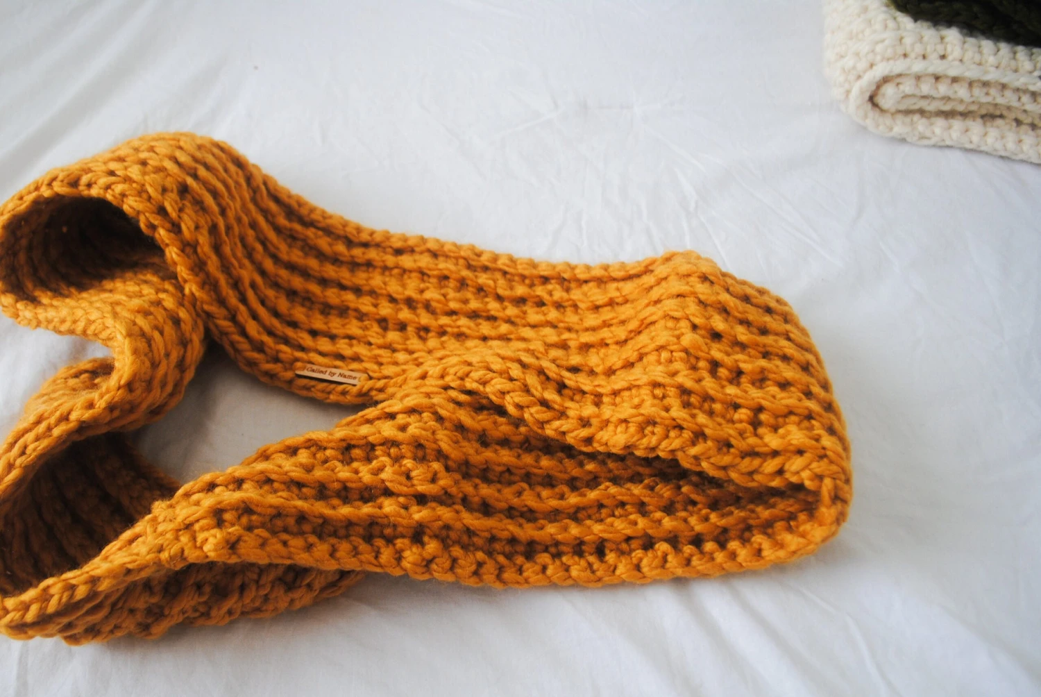 The Phoebe Scarf // Handmade Crocheted Infinity Scarf // Custom Made Winter Outdoors Wool Cute Luxury Warm Christmas Modern Birthday Gift 9 The Phoebe Scarf // Handmade Crocheted Infinity Scarf // Custom Made Winter Outdoors Wool Cute Luxury Warm Christmas Modern Birthday Gift - Image 7