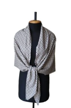 Brown Beige Plaid Shawl Tartan Shawl Celtic Shawl Blanket Shawl Warm Gift For Mother Christmas Gift -Jewellery Soldes Boutique il fullxfull.2195852791 6p22