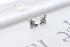 Honey Bee Earrings Studs , Bumble Bee Stud Earrings Silver Bee Ear Studs, Christmas Gift 10 Honey Bee Earrings Studs , Bumble Bee Stud Earrings Silver Bee Ear Studs, Christmas Gift -Jewellery Soldes Boutique il fullxfull.2219590668 qg1t