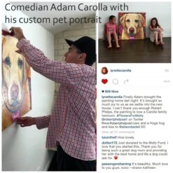 11" X 14" CUSTOM PET PORTRAIT; Pet Memorial Painting, Personalized Pet Art, Dog Art Canvas, Colorful Pet Painting, Pet Christmas Gifts, Pets -Jewellery Soldes Boutique il fullxfull.2220574721 s2za