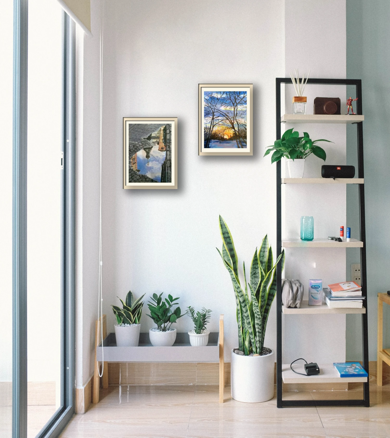 Christmas Gift Living Room Decor Desktop Decor Small Wall Art Fireplace Hall Interior Cozy Original Winter Sunrise Landscape 9x7" 5 Christmas Gift Living Room Decor Desktop Decor Small Wall Art Fireplace Hall Interior Cozy Original Winter Sunrise Landscape 9x7" - Image 3