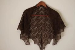 Christmas Gift Knit Shawl, Wedding Shawl, Bridesmaids Shawl In Coffee Brown Color, Wool Shawl, Gift For Her -Jewellery Soldes Boutique il fullxfull.250618582
