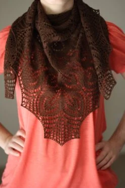 Christmas Gift Knit Shawl, Wedding Shawl, Bridesmaids Shawl In Coffee Brown Color, Wool Shawl, Gift For Her -Jewellery Soldes Boutique il fullxfull.250618888