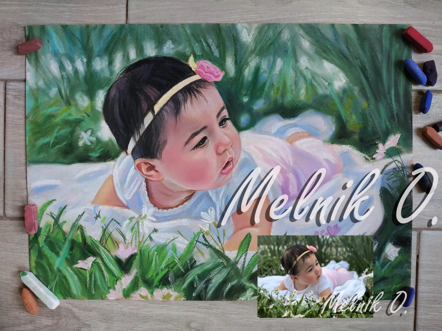 Christmas Gift Custom Portrait From Photo Portrait Painting Family Portrait Children Portrait Wedding Portrait Baby Portrait 6 Christmas Gift Custom Portrait From Photo Portrait Painting Family Portrait Children Portrait Wedding Portrait Baby Portrait - Image 4