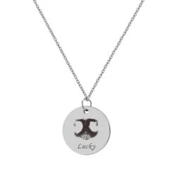 Dog Mom Necklace - Custom Dog Nose Print Necklace - Paw Print Necklace - Pet Memorial Jewelry - Christmas Gift Ideas -Jewellery Soldes Boutique il fullxfull.2591163532 1jtu