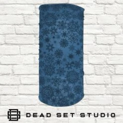 Christmas Face Mask PPE Tubular Bandana Neck Warmer Snood Scarf Biker Multi Purpose Use Head Wrap Gift Snow Flakes Festive Winter Pattern -Jewellery Soldes Boutique il fullxfull.2620623945 aqir