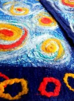 Van Gogh Scarf, Nuno Felted, Wool Winter Scarf, Hand Painted Silk, Art Scarf, Merino Wool, Soft Scarf, Christmas Present, Gift For Friend, 13 Van Gogh Scarf, Nuno Felted, Wool Winter Scarf, Hand Painted Silk, Art Scarf, Merino Wool, Soft Scarf, Christmas Present, Gift For Friend, -Jewellery Soldes Boutique il fullxfull.2620843523 jcbe