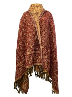 MAROON WINTER SCARF Shawl Handmade PureYak Wool Paisley Scarf Shawl Blanket Throws Large Unisex Shawl Travel Wrap Meditation Christmas Gift -Jewellery Soldes Boutique il fullxfull.2652606238 8qci
