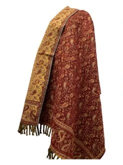 MAROON WINTER SCARF Shawl Handmade PureYak Wool Paisley Scarf Shawl Blanket Throws Large Unisex Shawl Travel Wrap Meditation Christmas Gift -Jewellery Soldes Boutique il fullxfull.2652607404 rjh4