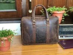 Personalized Full Grain Rugged Leather Messenger Bag 16'' Leather Laptop Bag Men Briefcase Satchel, Handbag Crossbody Bag, Christmas Gifts -Jewellery Soldes Boutique il fullxfull.2654596929 7cfp