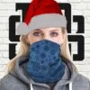 Christmas Face Mask PPE Tubular Bandana Neck Warmer Snood Scarf Biker Multi Purpose Use Head Wrap Gift Snow Flakes Festive Winter Pattern -Jewellery Soldes Boutique il fullxfull.2670722997 jvu0