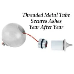 Baby Gingerbread White Photo Bulb Ornament Urn - Personalized Memorial - Christmas Ornament For Ashes - Handmade In USA - Free Shipping -Jewellery Soldes Boutique il fullxfull.2672293866 mtll