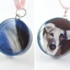 Lock Of Hair And Photo Necklace, Pet Fur Memorial Jewellery, Personalised Round Photo Locket, Pet Loss, Fur Keepsake Pendant Christmas Gift -Jewellery Soldes Boutique il fullxfull.2693534716 o4h6