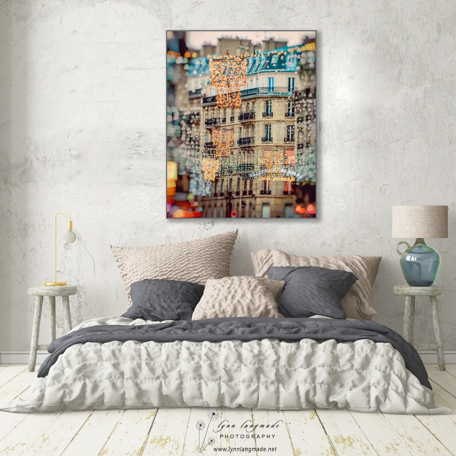 Paris Photography - Christmas Lights Paris Holiday Decorations Winter Photography Neutral Blue Gold 8x10 5x7 11x14 16x20 Art "Winter Light" 5 Paris Photography - Christmas Lights Paris Holiday Decorations Winter Photography Neutral Blue Gold 8x10 5x7 11x14 16x20 Art "Winter Light" - Image 3