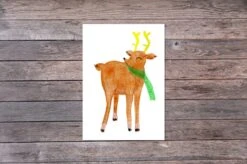 SECONDS SALE A5 Reindeer Christmas Card | Xmas Illustration | Winter | Rudolph | Festive | Snow | Ink | Watercolour | Sale | 12 SECONDS SALE A5 Reindeer Christmas Card | Xmas Illustration | Winter | Rudolph | Festive | Snow | Ink | Watercolour | Sale | -Jewellery Soldes Boutique il fullxfull.2728730121 sanp