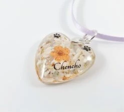 Personalised Small Ashes Keepsake, Heart Memorial Necklace, Pet Memorial Jewellery, Dog Cat Cremation Ashes Necklace, Christmas Gift -Jewellery Soldes Boutique il fullxfull.2735142855 3fl7