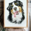 Custom Pet Portrait From Photo Pet Loss Memorial Best Gift For Pet Owner Watercolor Personalized Christmas Gift -Jewellery Soldes Boutique il fullxfull.2754701222 6tg2