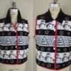 Vintage 1990s Snowman And Christmas Pine Tree Vest With Black Velvet Collar By Carolina Colours 2 Vintage 1990s Snowman And Christmas Pine Tree Vest With Black Velvet Collar By Carolina Colours -Jewellery Soldes Boutique il fullxfull.2786987255 dsj9