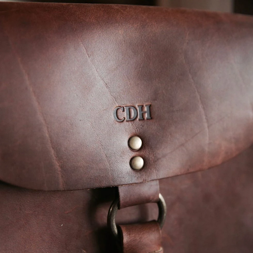 Personalized Leather Crossbody Bag Purse Pouch Tote Gift For Her-Custom Monogram-Christmas Gift-Brown-Full Grain Leather-The Derby 10 Personalized Leather Crossbody Bag Purse Pouch Tote Gift For Her-Custom Monogram-Christmas Gift-Brown-Full Grain Leather-The Derby - Image 8