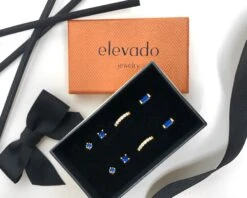 Sapphire Earring Gift Set • Sapphire Jewelry • Gift Ready • Gift For Her • Gift For Mom • Christmas Gift • Gift Set -Jewellery Soldes Boutique il fullxfull.2824136264 58yx