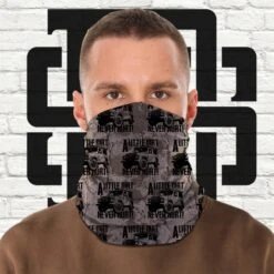 Face Mask PPE Bandana Neck Warmer 4X4 Off Roading Snood Scarf Four Wheel Drive Multi Purpose Use Head Wrap Fathers Day Christmas Gift