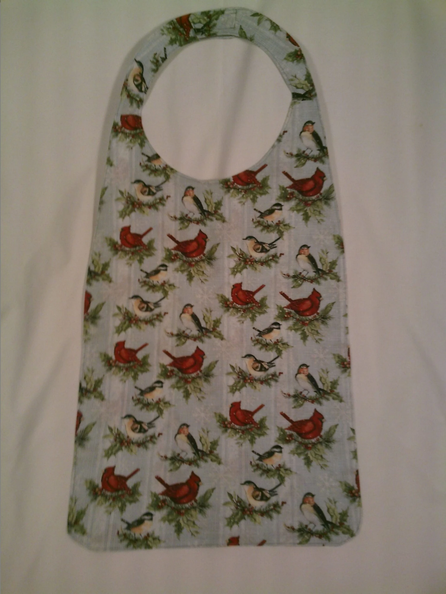 Adult Bib Christmas Birds 3 Adult Bib Christmas Birds