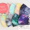 Tie-Dye Face Mask Cotton Filter Pocket 4 Layers | Reusable And Washable | Dust Mask | Galaxy Face Mask | Christmas Gift