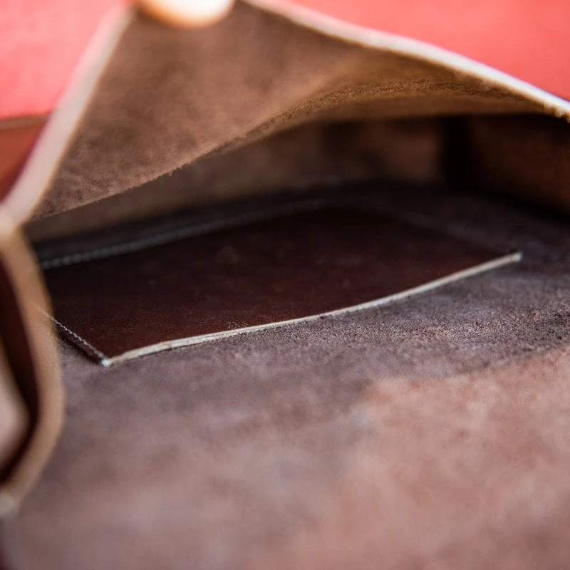 Personalized Leather Crossbody Bag Purse Pouch Tote Gift For Her-Custom Monogram-Christmas Gift-Brown-Full Grain Leather-The Derby 9 Personalized Leather Crossbody Bag Purse Pouch Tote Gift For Her-Custom Monogram-Christmas Gift-Brown-Full Grain Leather-The Derby - Image 7