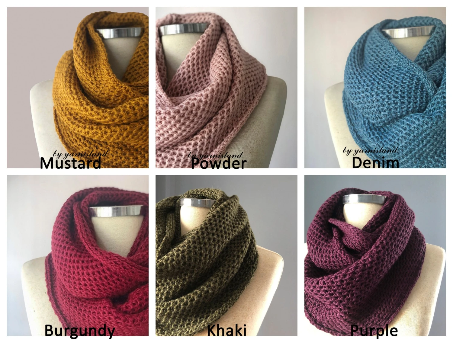 Christmas Sale, Cowl Scarf, Handmade Scarf, Unisex Scarf, Knitted Scarf, Chunky Scarf, Infinity Scarf, Hunter Green, Best Gift Idea 8 Christmas Sale, Cowl Scarf, Handmade Scarf, Unisex Scarf, Knitted Scarf, Chunky Scarf, Infinity Scarf, Hunter Green, Best Gift Idea - Image 6