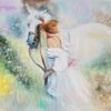 Original Impressionist Oil Painting On Canvas. Christmas Gift. New Year Gift. Impressionist Summer Landscape With A Girl Leading A Horse 2 Original Impressionist Oil Painting On Canvas. Christmas Gift. New Year Gift. Impressionist Summer Landscape With A Girl Leading A Horse -Jewellery Soldes Boutique il fullxfull.2929536938 h26t