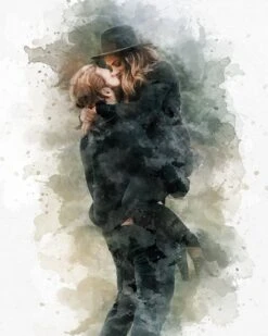 Personalized Photo Gifts Handmade Gifts For Her, Custom Portrait From Photo Watercolor, Family, Anniversary Gift Couples, Wedding, Christmas