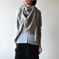 Brown Beige Plaid Shawl Tartan Shawl Celtic Shawl Blanket Shawl Warm Gift For Mother Christmas Gift -Jewellery Soldes Boutique il fullxfull.3150694141 1s3g