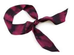 Small Christmas Gift For Her, HAND-PAINTED Silk Skinny Scarf For Hair, Neck In Burgundy. Thin Neckerchief Choker Scarf. Head Tie, Headband -Jewellery Soldes Boutique il fullxfull.3153109277 c9l7
