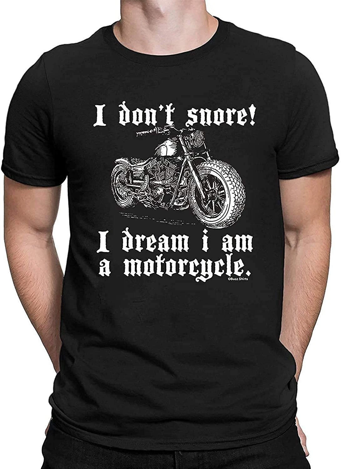 Eco Friendly Mens Biker T-Shirt Fathers Day, I Don't Snore I Dream I Am A Motorcycle, Organic Stanley Stella Christmas Or Birthday Gift 4 Eco Friendly Mens Biker T-Shirt Fathers Day, I Don't Snore I Dream I Am A Motorcycle, Organic Stanley Stella Christmas Or Birthday Gift - Image 2