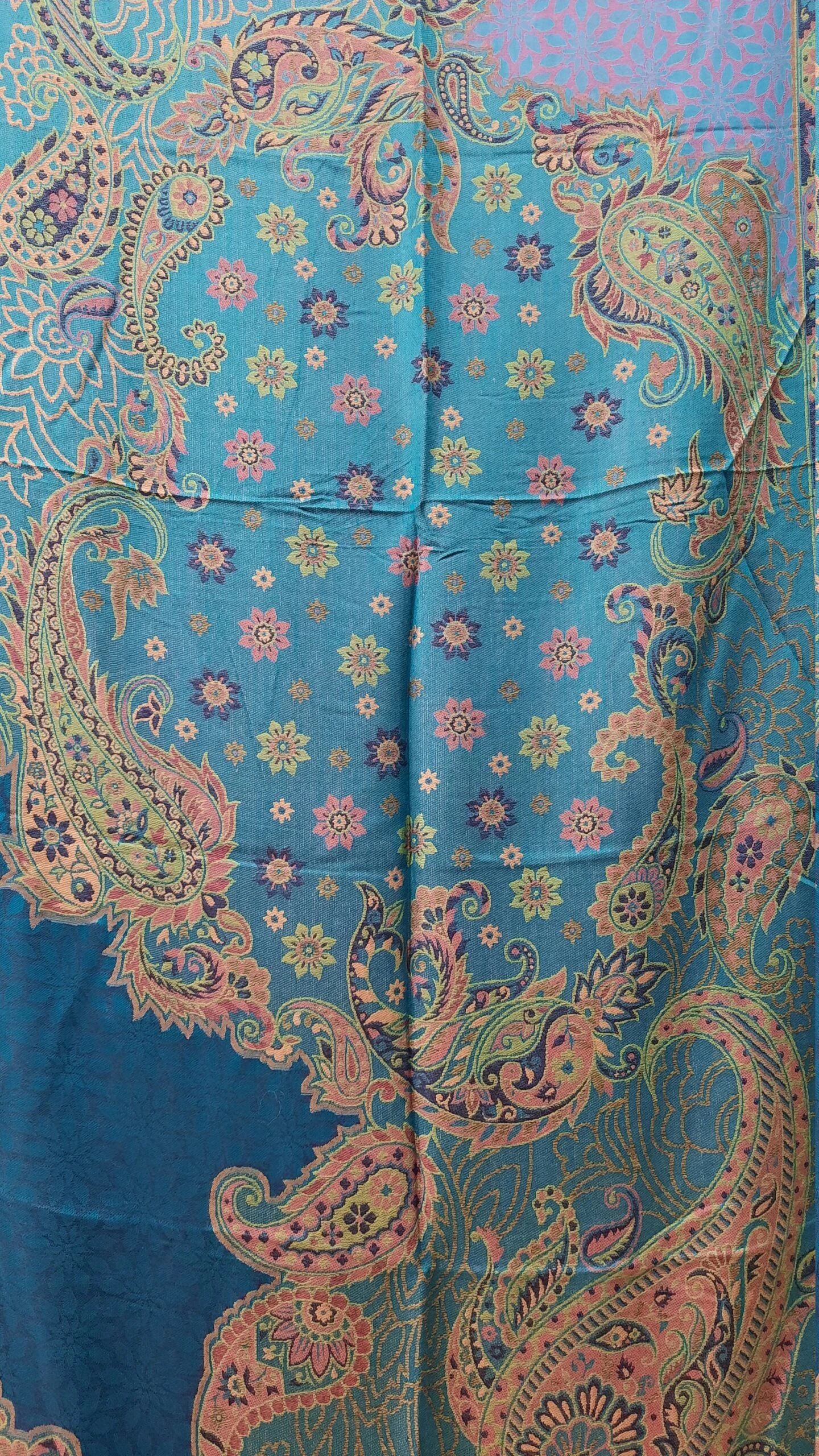 Designer Silk Pashmina Shawl,Jamawar Modal Silk Scarf,Double Shade Paisley Silk Shawl, Long Silk Scarf, Women Silk Scarf,Christmas Mas Gift 6 Designer Silk Pashmina Shawl,Jamawar Modal Silk Scarf,Double Shade Paisley Silk Shawl, Long Silk Scarf, Women Silk Scarf,Christmas Mas Gift - Image 4