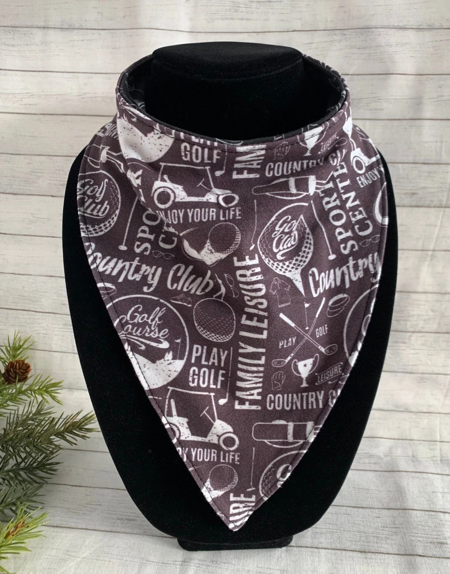 Adult Bandana Bib Waterproof Special Needs Drool Bib Older Kid Bib Adult Male Dignity Scarf Golf Country Club Golfing Golfer Christmas Gift 4 Adult Bandana Bib Waterproof Special Needs Drool Bib Older Kid Bib Adult Male Dignity Scarf Golf Country Club Golfing Golfer Christmas Gift - Image 2
