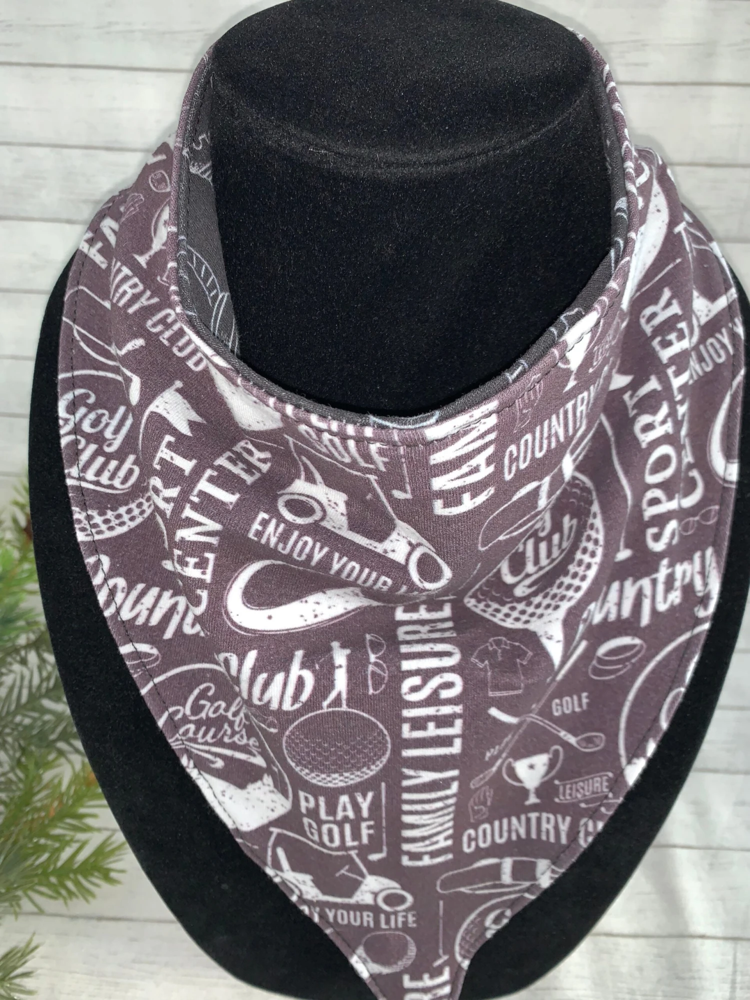 Adult Bandana Bib Waterproof Special Needs Drool Bib Older Kid Bib Adult Male Dignity Scarf Golf Country Club Golfing Golfer Christmas Gift 7 Adult Bandana Bib Waterproof Special Needs Drool Bib Older Kid Bib Adult Male Dignity Scarf Golf Country Club Golfing Golfer Christmas Gift - Image 5