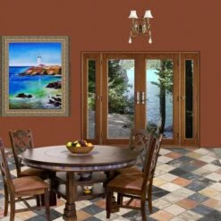 Lighthouse Landscape. Christmas Gift. New Year Gift. Pigeon Point Lighthouse (California, USA). Original Oil Painting On Canvas Spectacular -Jewellery Soldes Boutique il fullxfull.3327212147 itra