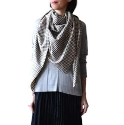 Brown Beige Plaid Shawl Tartan Shawl Celtic Shawl Blanket Shawl Warm Gift For Mother Christmas Gift -Jewellery Soldes Boutique il fullxfull.3355134136 1h9i