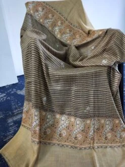 Premium Khatiras Multicolor Sozni Embroidered Wedding Cashmere Large Wrap, Wedding Scarf, Christmas Gift, Valentine Shawl, Winter Wrap